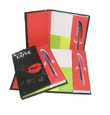 China Small Self Adhesive EVA Pen Holder Notebook with Sticky Notes Only for sale