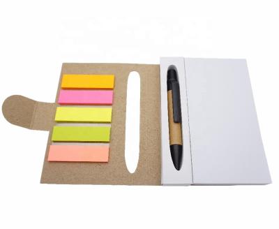 China 03 Self Adhesive Mini Notebook with Sticky EVA Notes and Pen Holder for sale