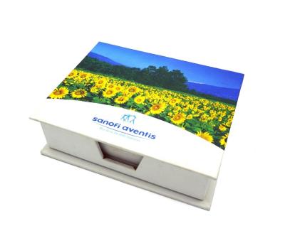 China Sunflower self-adhesive box with Memo Pad and flags for sale