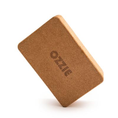 China hot eco-friendly yoga brick cork yoga pilates yoga block high density recycled natural cork 22*7*14cm for sale