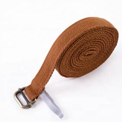 China Yoga Exercise Cotton Yoga Equipment Yoga Strap Stretch Band Exercise Loops Stretch Belt for Yoga and Pilates for sale