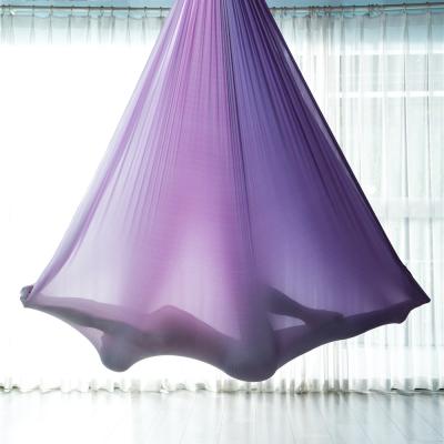 China Nylon Anti-Gravity Aerial Hammock Swing Yoga Trapeze Sling Inversion Tool Aerial Kids and Adult Aerial Yoga Hammock for sale