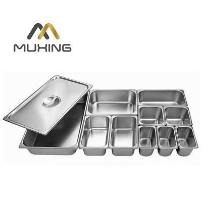 China 201/304 stainless steel food warmer buffet EU /AMERICAM stainless steel food container gastronorm pan in chafing dish for sale