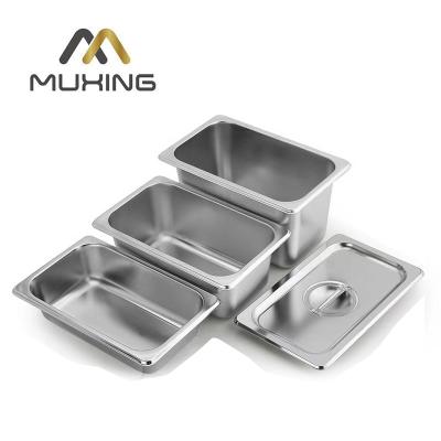 China Eco-friendly popular 1/3 stainless steel GN pan / gastronorm pan / GN container for sale