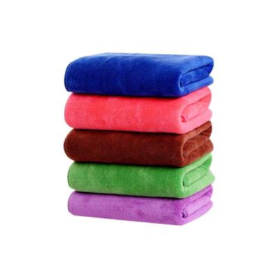 China Viable Wholesale Super Coral Fleece Microfiber Car Wash Towel Microfiber Polishing Towel for sale