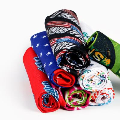 China Wholesale Sun Protection Custom Printed Seamless Logo Headwear Sports Tube Recycling Bandanas Microfiber Buff Neck Gaiter for sale