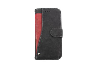 China Black Iphone 6 Magnetic Wallet Case , Pu Leather Waterproof Cell Phone Case for sale