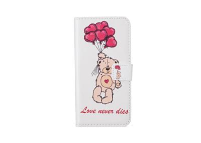 China Balloon Bear Personalized Smartphone Cases Tpu Material Flip Wallet Type for sale