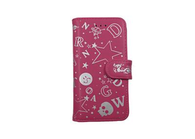 China Red Customized Phone Covers , Pc Material Phone Case Stylish Textured Surface for sale