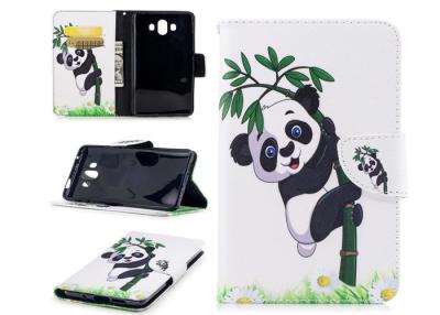 China Lovely Panda Smartphone Wallet Case with Card Holder Smooth Or Matting Surface for sale