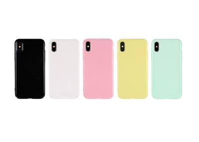 China Light Blue / Pink Color Comfortable Tpu Apple Cell Phone Cases For Iphone for sale