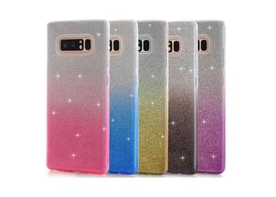 China 5 de kleur de Gevallen van de Samsung Galaxytelefoon van PC + TPU-met schittert poeder, de Telefoongevallen van Samsung Android Te koop