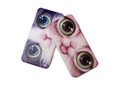 China 3D Popular Cute Cat Face Scratch Resistant Phone Case For Iphone 6 No Fingerprint for sale