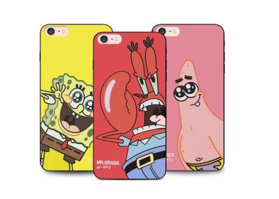 China Green Blue Yellow Red Cartoon Printing TPU Apple Cell Phone Cases For Iphone 5 6 7 8 for sale