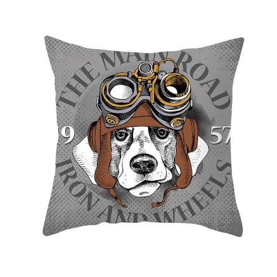 China Home Decor Stretch Cute Dog Sublimation Polyester Aoyu Blanket Lumbar Pillow Case Anti-Static Decorative Luxury Oblong Canvas Throw Pillow Case for sale