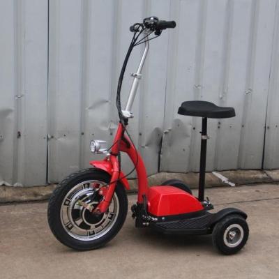 China New Design Unisex 36V 350W 500W Dual Motor Powerful Three Wheel Electric Scooter Offroad for sale