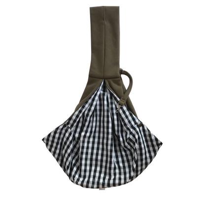 China Lady Unisex Large Capacity Black Cloth Armpit Nylon Shoulder Bag Customized High Quality Street Sling Korean Casual Bag for sale