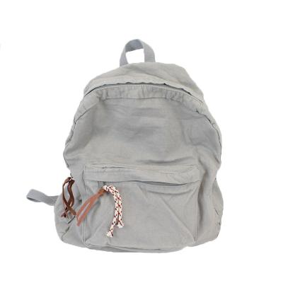 China Waterproof Customized Waist Vintage Canvas Rucksack Backpack Girls School Bag for sale