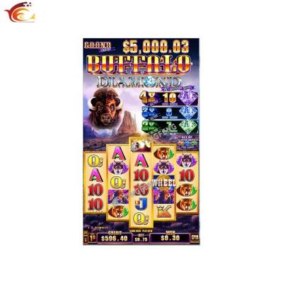 China Vertical Gambling Machines / Buffalo Xtreme / Buffalo Diamond Casino Chief Jackpot Board Slot Machines for sale