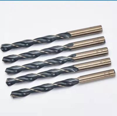 China 10pcs Metal Drilling Roll Forged Metric 2-14mm Hss Brocas Twist Cobalt Drill Bits Set For Metal Stainless Steel Drilling for sale