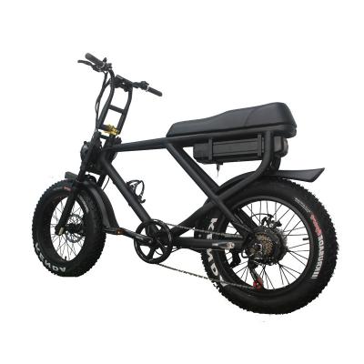 China 2022 Electric Fat Tyre Bike Mountain Adult Electric Bicycle 20 Inch Wheel Size 7 Speed for sale