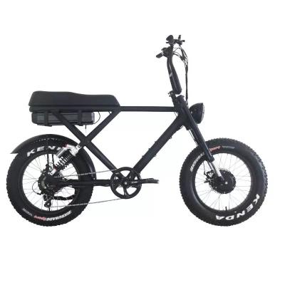 China 48v 500w Bicicleta Elétrica Motor traseiro Full Suspensão Bicicleta Elétrica Gordos com Bateria de Lítio à venda