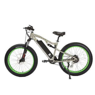 China 48V Electric Fat Tyre Bike Mountain 7 Speed E bike 500w 750w 1000w Aluminum Alloy Frame for sale