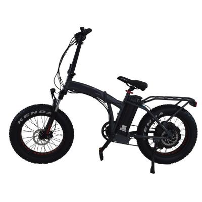 China Aluminium frame 48v 13ah Lithium batterij elektrische fiets met 20 inch sneeuw vet band Te koop