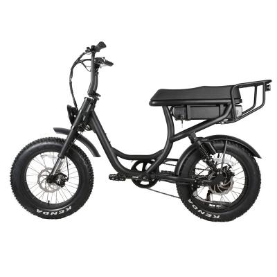 China 20 Inch Electric Bike 48v 500w 1000w Fat bike Alloy Frame with Suspension Fork Perfect for sale