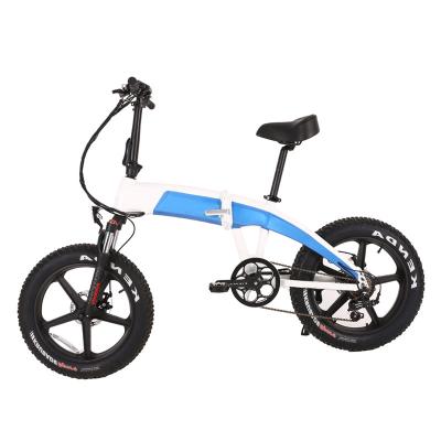 China DOMANCA 2024 48v 20-Inch Electric Bike Customized Folding Bike with Rear Hub Motor for sale