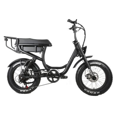 China Elektrische fiets 20 inch Fat Tire Ebike Door To Door Gear 7 Speed Max Speed 50km/h Te koop