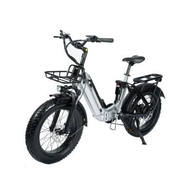 China Step-through City Ebike Aluminum Alloy Frame Electric Bikes Rear Hub Motor 70-80 Nm Torque for sale