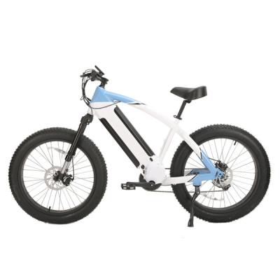 China Solid Fork 26 Zoll Erwachsenen Elektrofahrrad mit Mitteldrive und Down Tube Lithium-Batterie zu verkaufen