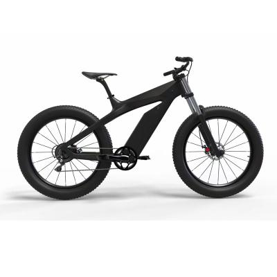 China Super Light Carbon 27.5Inch Fat Tire Electric Bike 48V 750w 1000W Electric Mountain Bike for sale