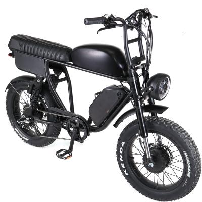 China 1000W Full Suspension Electric Fat Bike Bicicleta eléctrica Bicicleta eléctrica neumáticos de grasa Electric Superbike 73 en venta