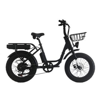 China Aluminium frame 20 inch dikke band e-bike met lange levensduur lithiumbatterie Te koop