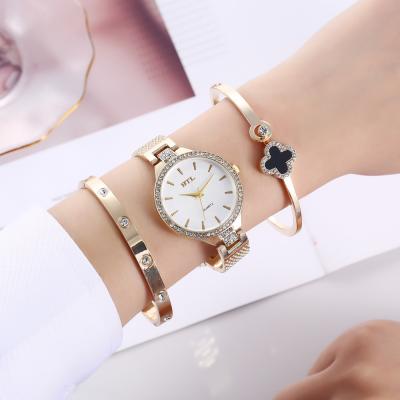 China Wholesale Custom Fashion Watch Jewelry Boxes Jewelry Set Lady Watch Set Women Bracelet Watch for sale