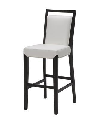 China Beech wood frame white pu/leather upholstery wooden barstool/counter stool for sale