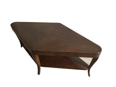 China Diamond walnut veneer espresso finish side table,coffee table for living room,hotel bedroom end table for sale