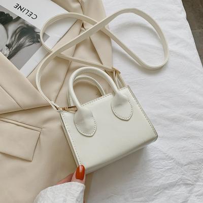 China 2021 PORTABLE ladies small mini square shoulder bags handbag for sale