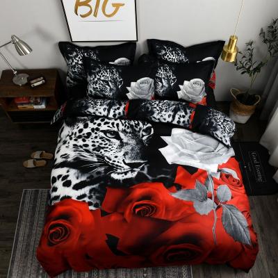 China Disposable Hot Selling Soft 4 Piece Microfiber Bed Sheet Set for sale