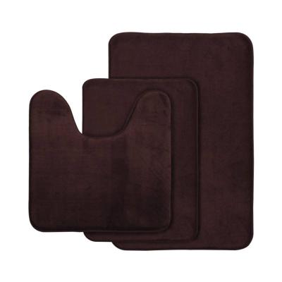 China Sustainable Hot Selling Flannel Memory Foam Bath Blanket , Soft , Dark Brown for sale