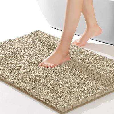 China Modern Classic Style Soft Thick Bath Mat for Bathroom, Beige for sale