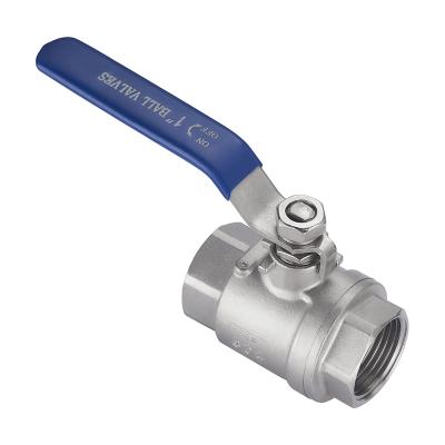 China General China 1000WOG 1/2 Manual 201 Stainless Steel 2 Piece High Pressure Ball Valve for sale