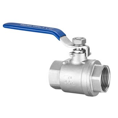 China General 2022 2pc 304 Stainless Steel Manual Control Water Ball Valve For Pipe Connections for sale