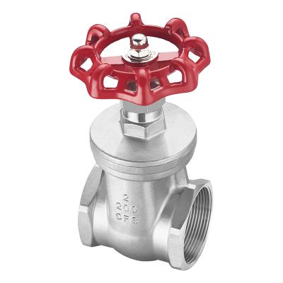 China General Stainless Steel 201 Stainless Steel DN15 Female Gate Valve Used For Pipeline Connections for sale