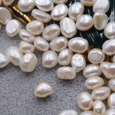 China Baroque Freshwater Pearl 10mm AAA Metal Color No Holes Irregular Edison Shape Nugget Baroque Freshwater Pearl Beads for sale