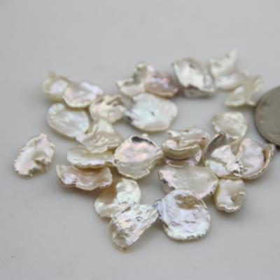 China Irregular Freshwater Pearl Petal Shaped Small Pearl Baroque White Semi Finished Loose Pearl for sale