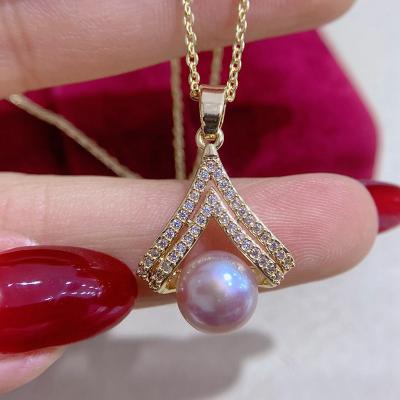 China CLASSIC 9-9.5mm AAA Flat Round Edison Pearl Cultured Freshwater Pearl Pendant For Jewelry Making 1 Buyer for sale