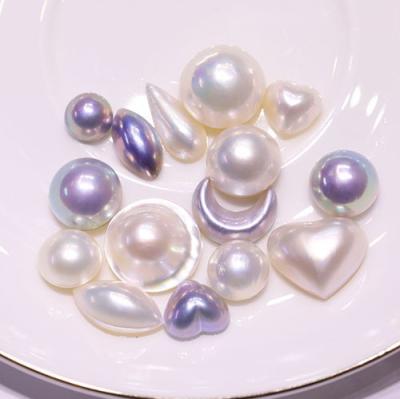 China Mabe Color Pearl 12-13mm Special Light Strong White Shape DIY Freshwater Pearl Loose Beads For Jewelry Making 1 Buyer for sale